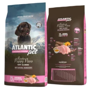 ATLANTIC PET RECETA GRAIN FREE HIPOALERGÉNICO PUPPY PAVO