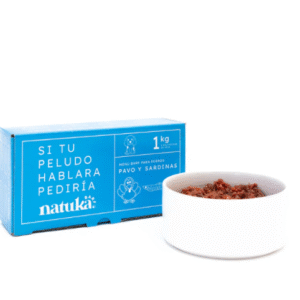 Menú BARF de pavo y sardinas