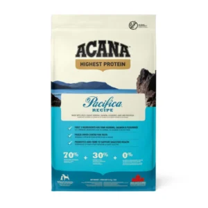 ACANA Higuest protein. Pacifica recipe