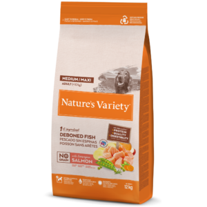 Nature's Variety Adult med/maxi sin cereales Salmón