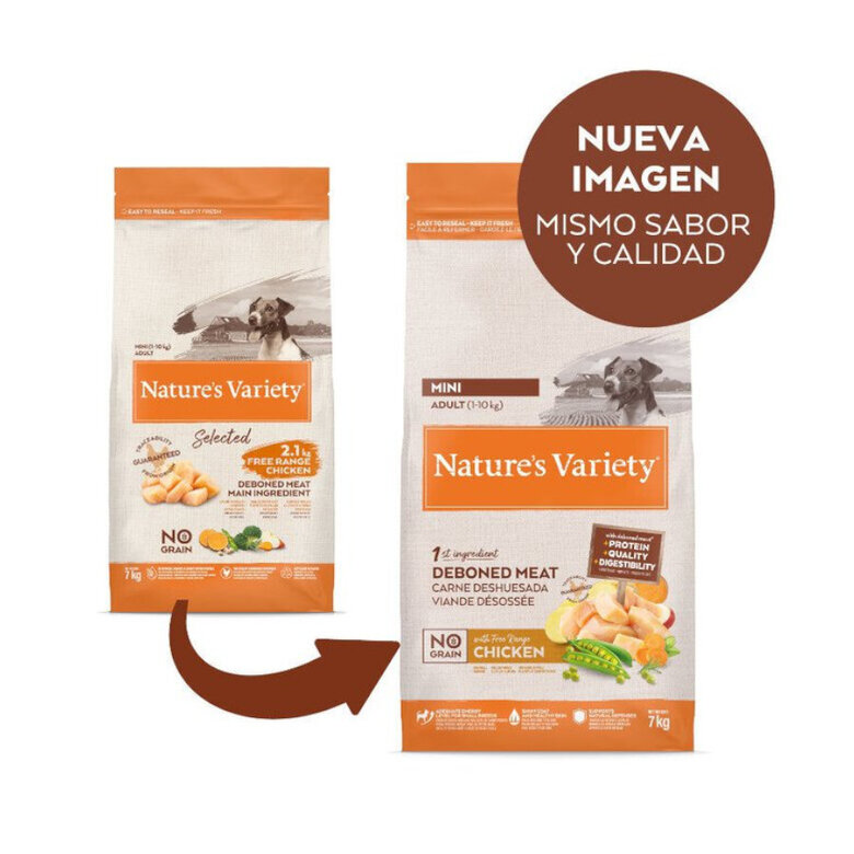 nature's variety sin cereales Adult mini pollo campero - Imagen 2