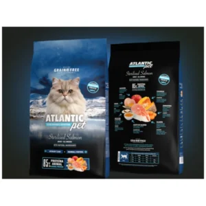 atlanticpet ultra premium grain free cat monoproteico salmón sterilised